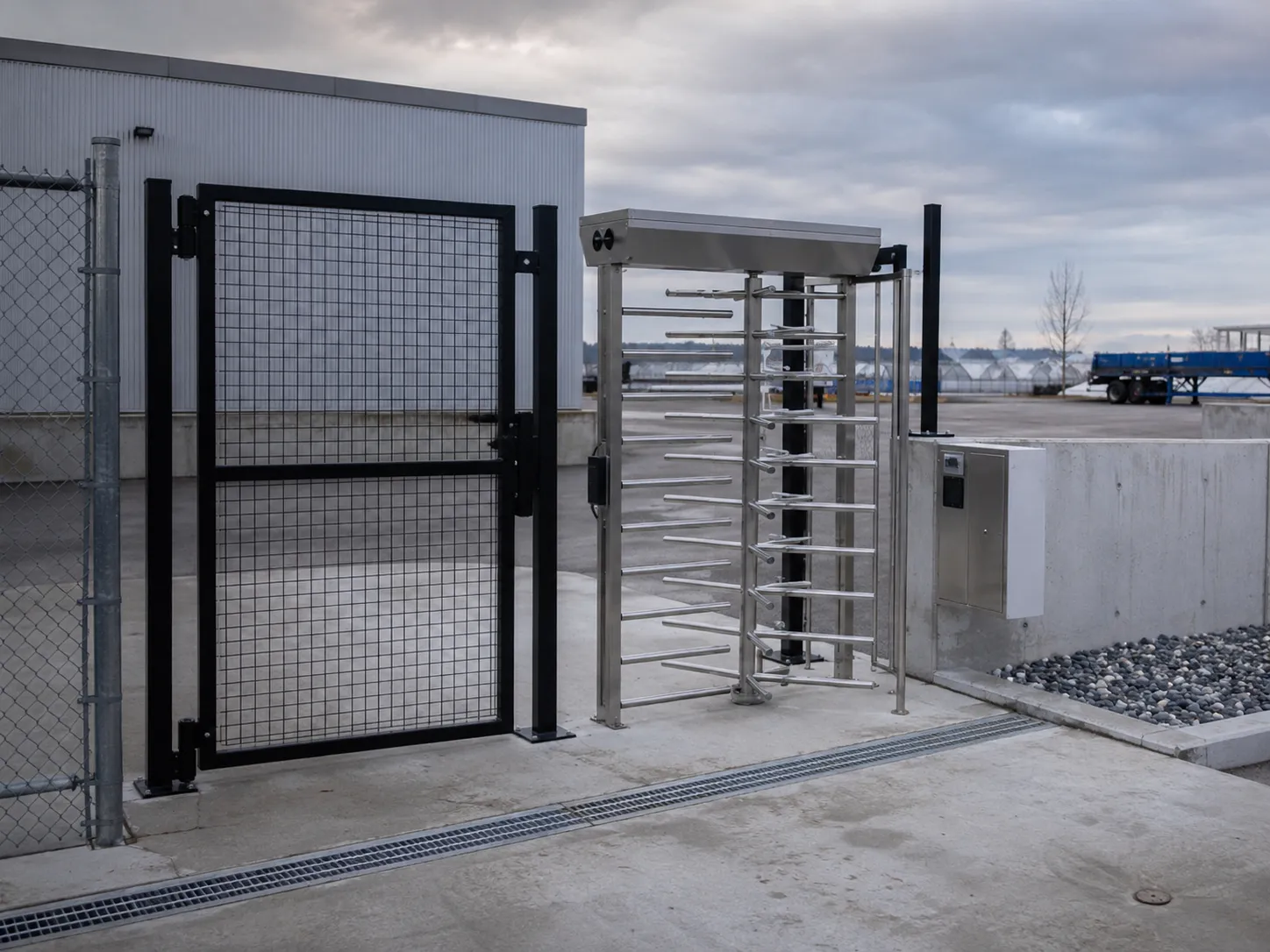 Completed Access Control Gates installation in Maple by The Grate Guys