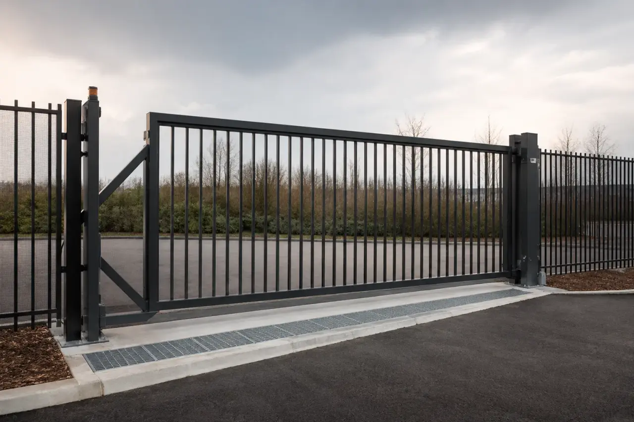 Completed Access Control Gates installation by The Grate Guys