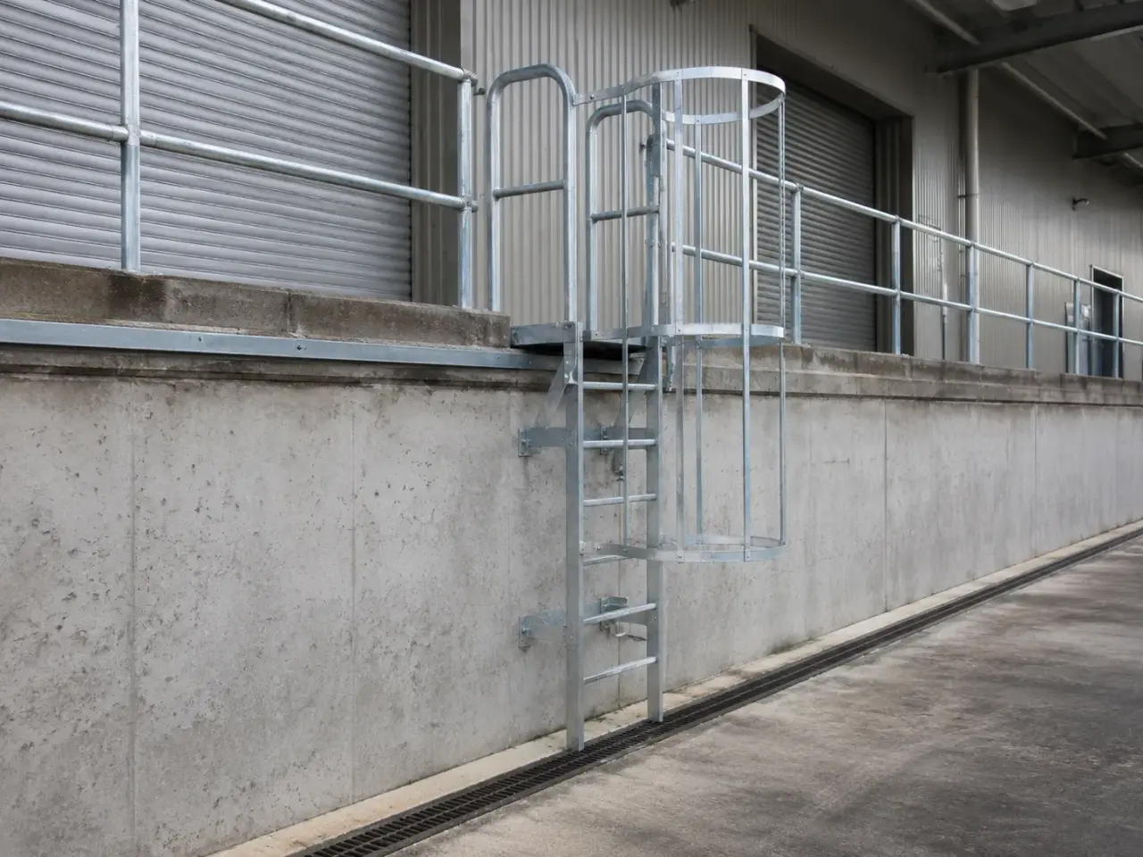 Completed Access Ladders installation by The Grate Guys