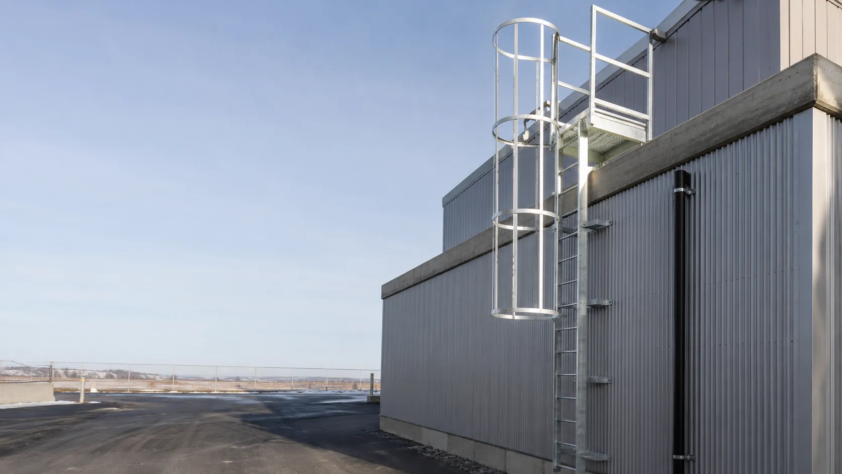 Access Ladders in Georgetown, Ontario — fabricated and installed by The Grate Guys