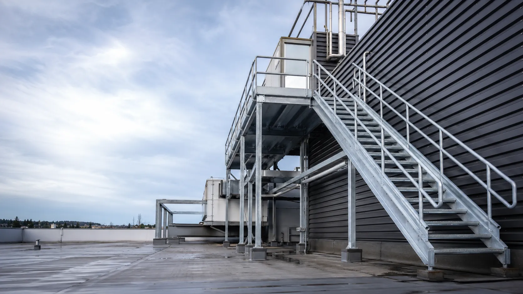 Access Platforms in Cambridge, Ontario — fabricated and installed by The Grate Guys