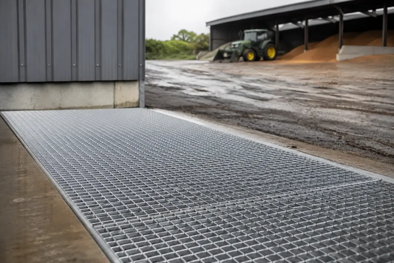 Completed Agricultural Drainage Grates installation by The Grate Guys