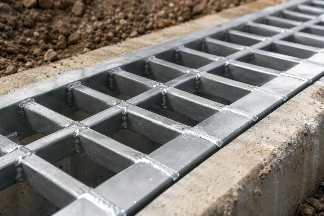 Agricultural Drainage Grates being fabricated and installed by The Grate Guys