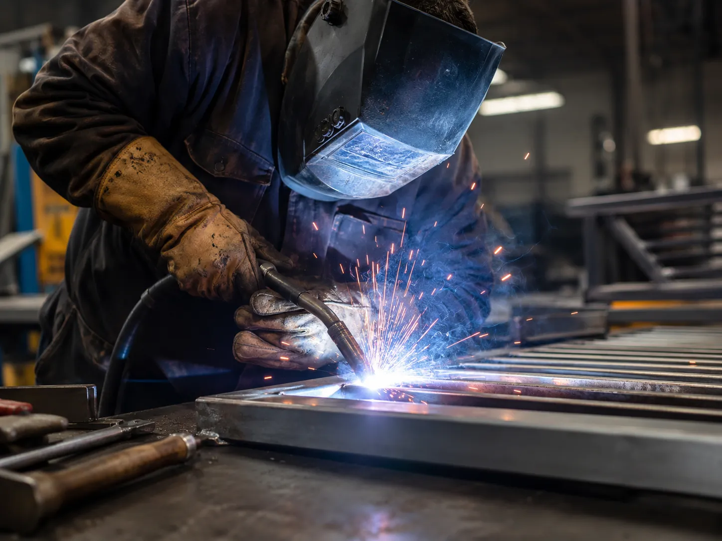 Agricultural Drainage Grates in Ancaster being fabricated and installed by The Grate Guys