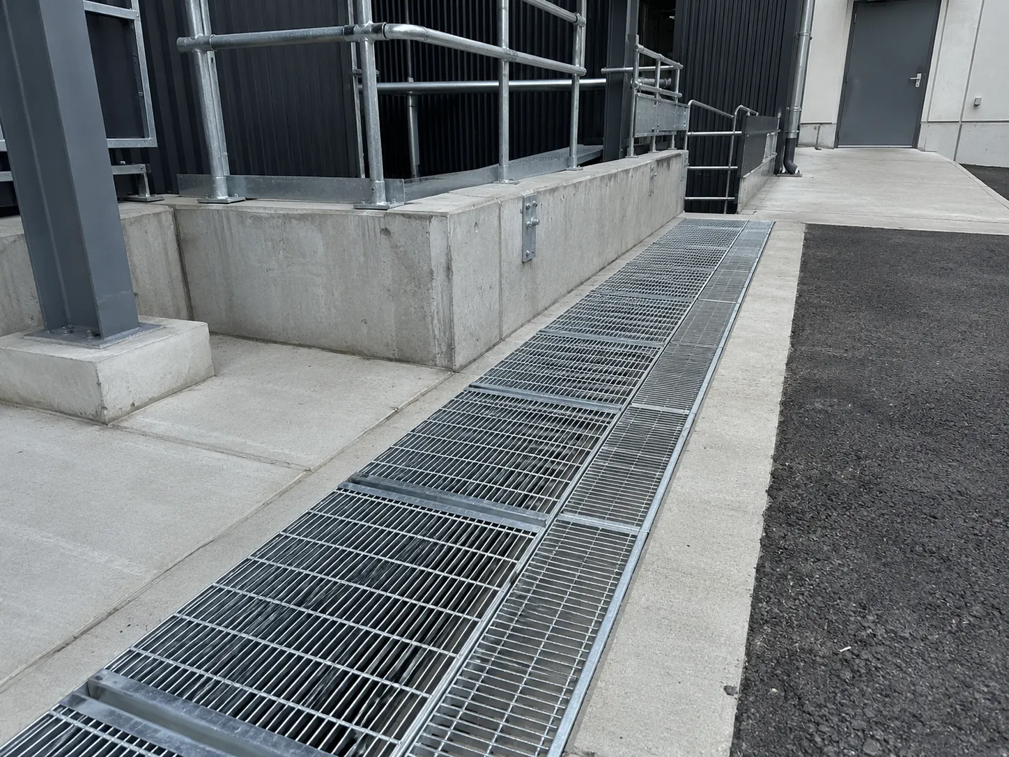 Completed Aluminum Grates installation in Maple by The Grate Guys