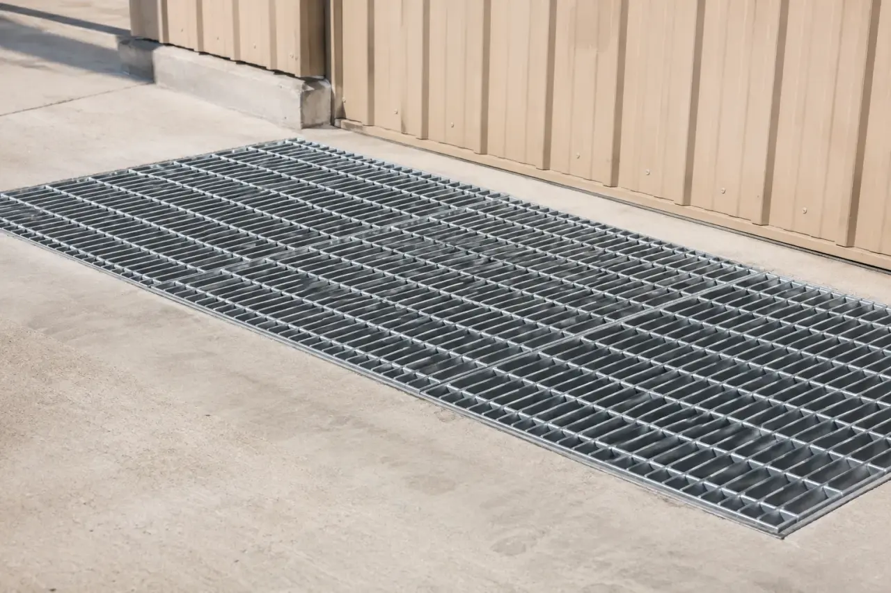 Completed Aluminum Grates installation by The Grate Guys