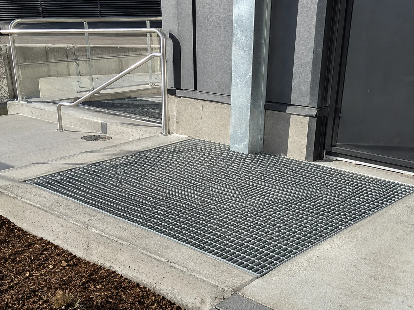 Completed Anti Slip Grating installation in Maple by The Grate Guys
