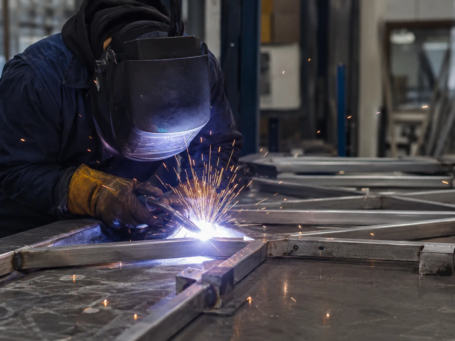 Architectural Metal Screens in Maple being fabricated and installed by The Grate Guys