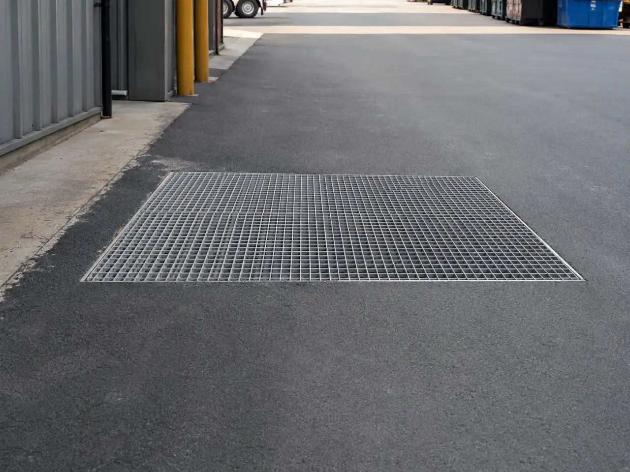 Completed Asphalt Repair Around Drains and Grates installation by The Grate Guys