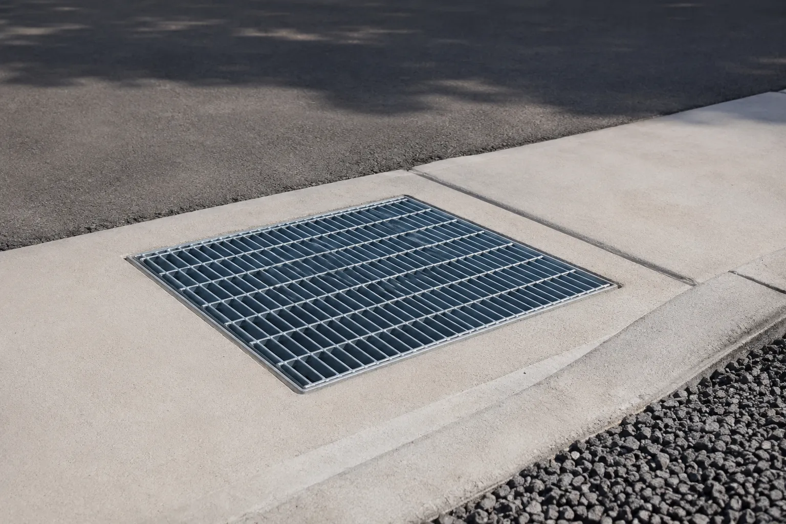 Asphalt Repair Around Drains and Grates in Maple, Ontario — fabricated and installed by The Grate Guys