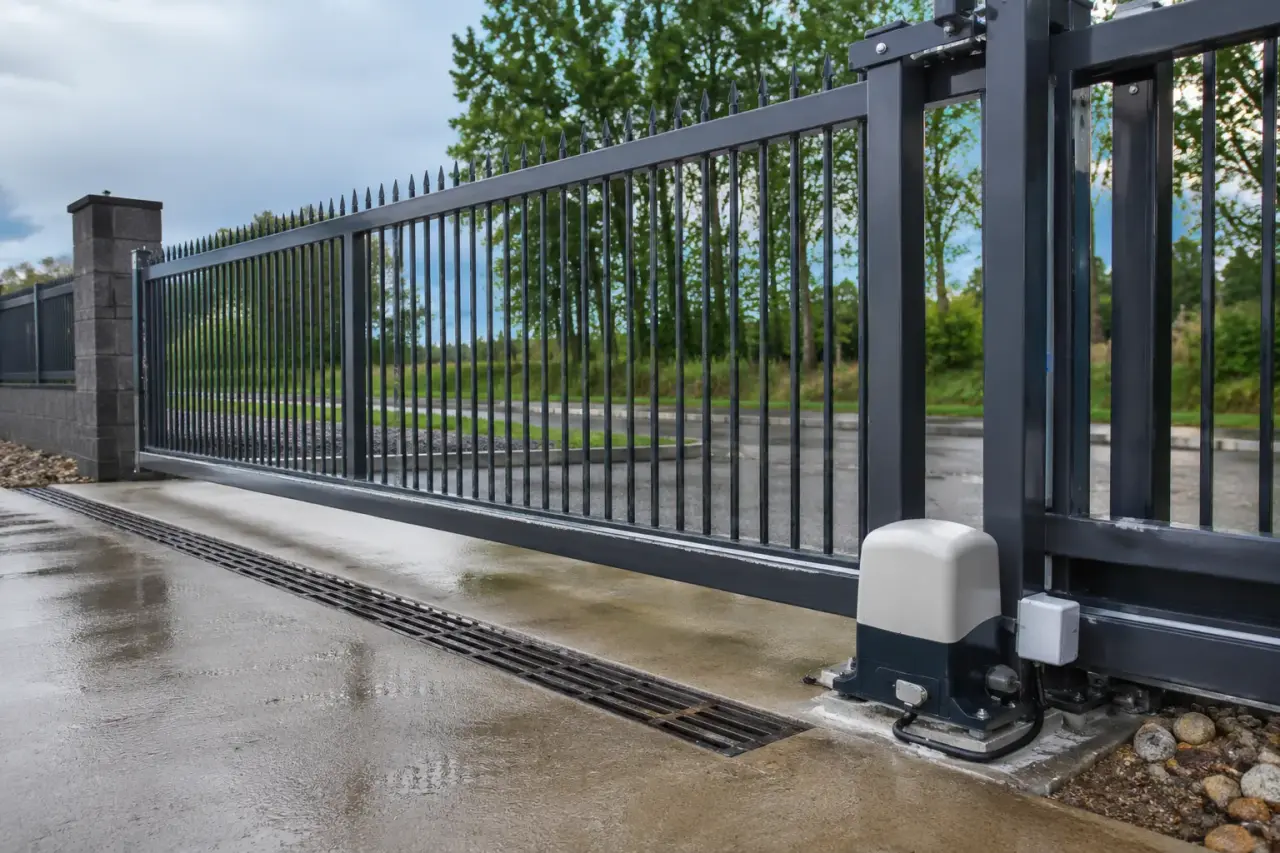 Completed Automatic Gates installation by The Grate Guys