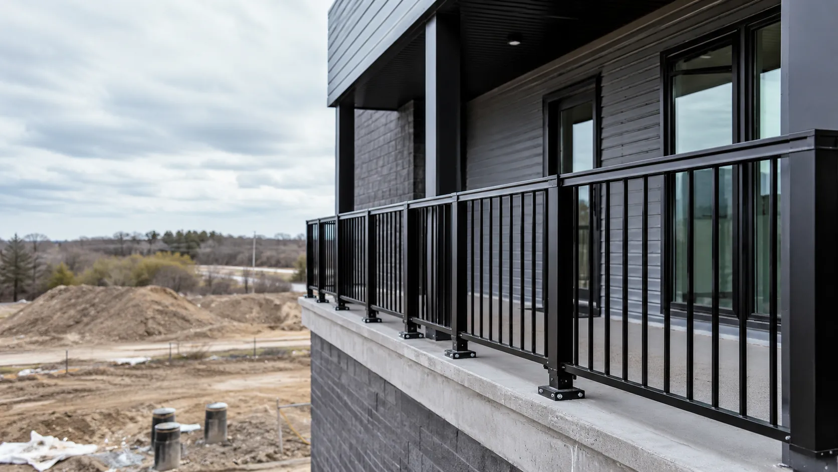 Balcony Railings in Maple, Ontario — fabricated and installed by The Grate Guys