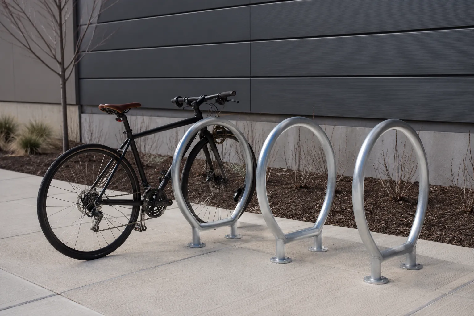 Completed Bike Racks installation in Maple by The Grate Guys