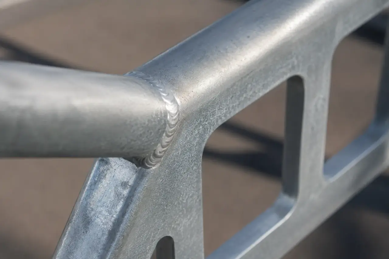 Bike Racks being fabricated and installed by The Grate Guys