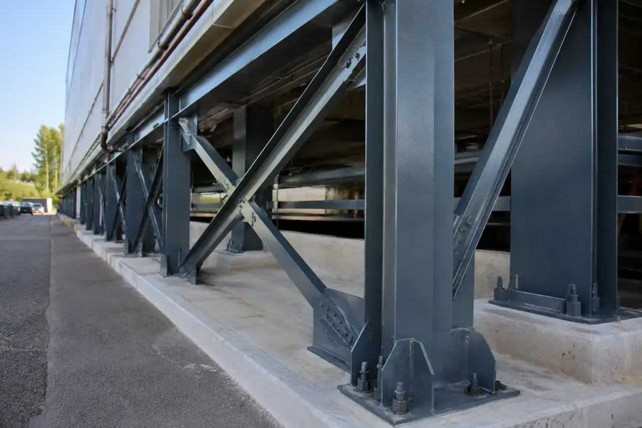 Completed Building Reinforcing installation by The Grate Guys