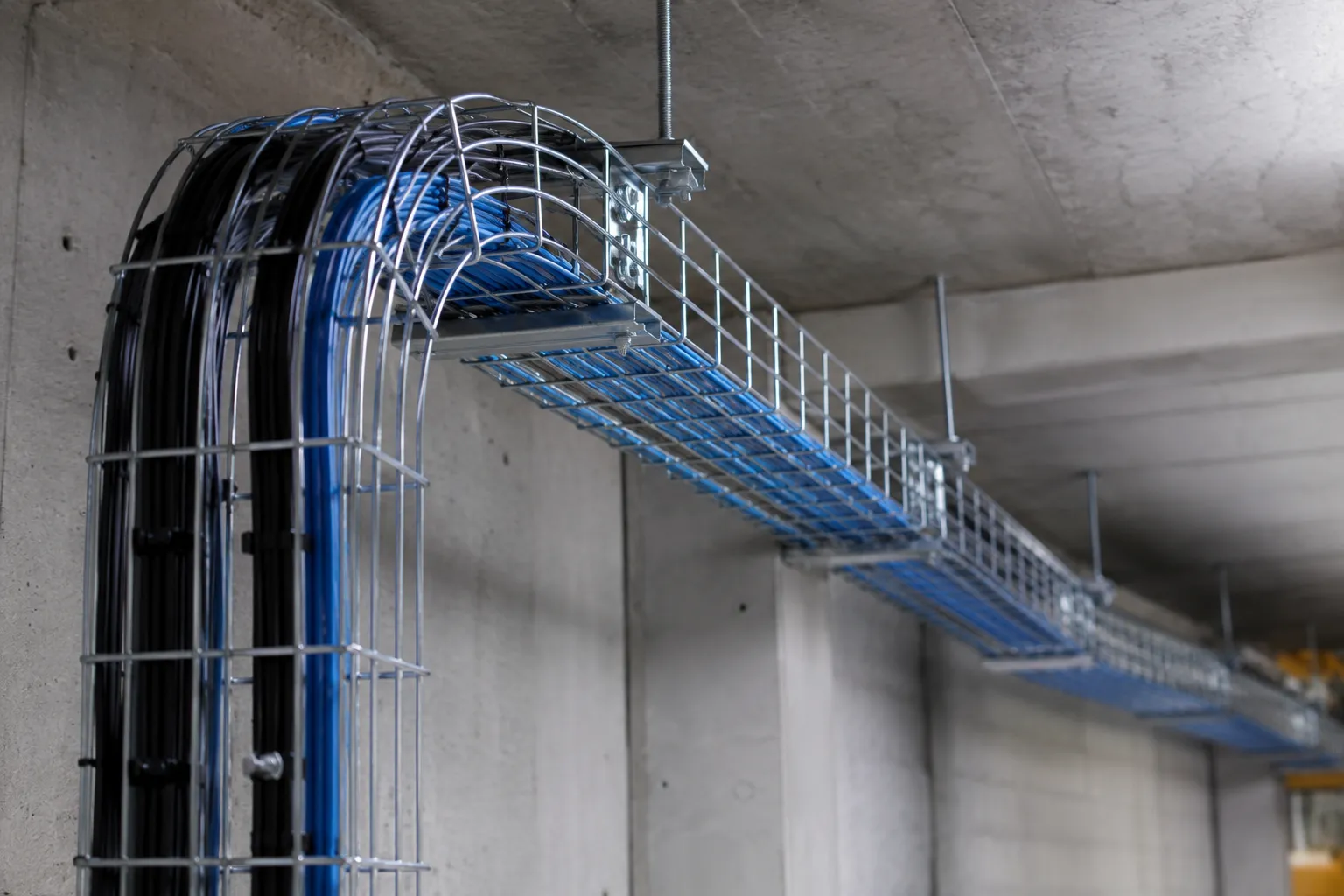 Cable Trays in Ancaster, Ontario — fabricated and installed by The Grate Guys
