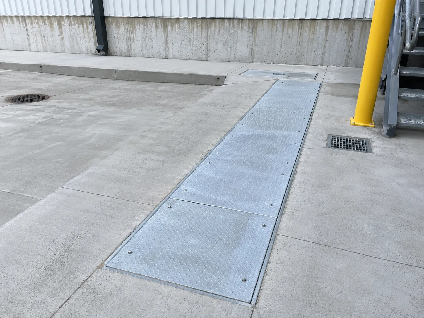 Completed Cable Trench Covers installation in Maple by The Grate Guys