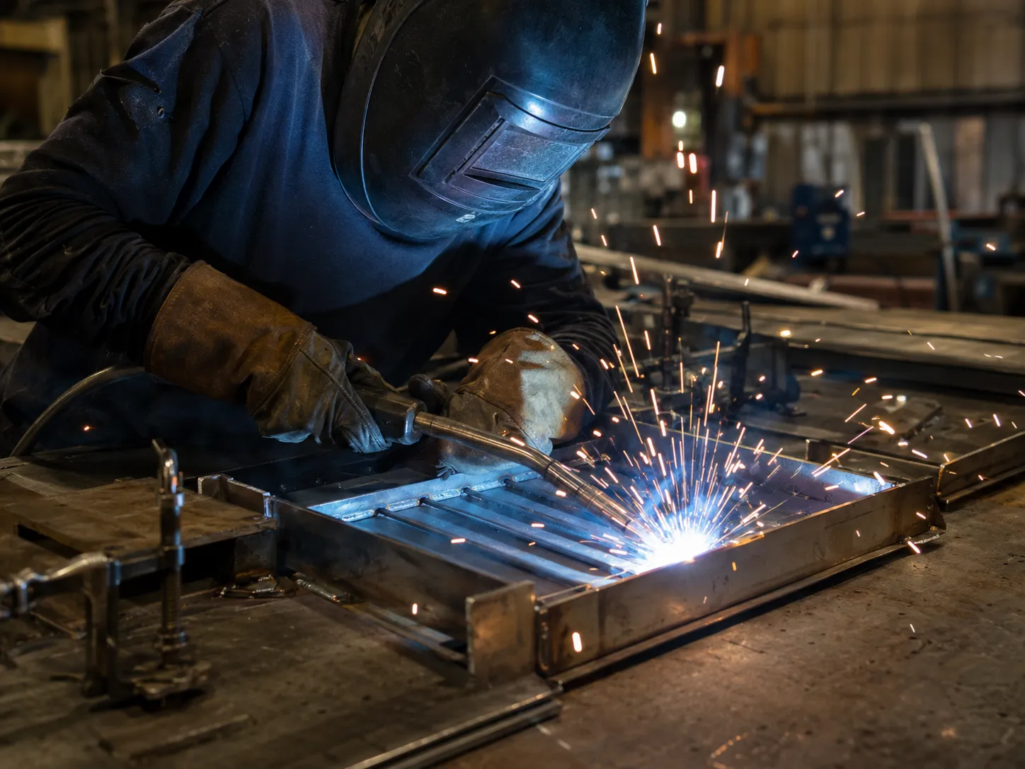 Cable Trench Covers in Maple being fabricated and installed by The Grate Guys