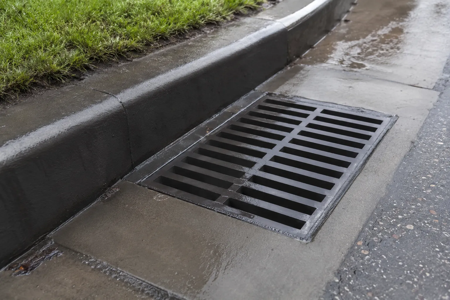Completed Catch Basin Repair installation in Markham by The Grate Guys