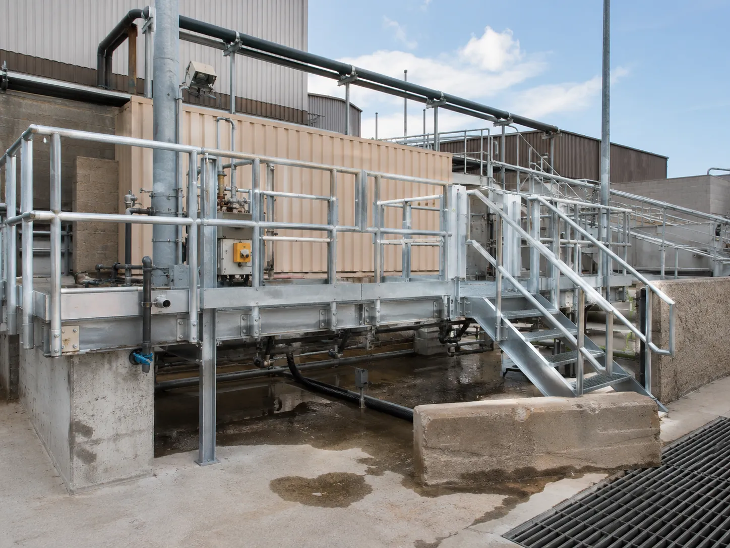 Completed Catwalks installation in Pickering by The Grate Guys