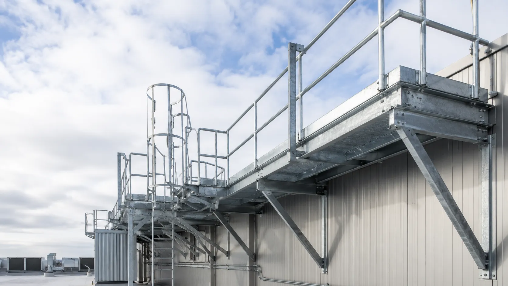 Catwalks in Pickering, Ontario — fabricated and installed by The Grate Guys