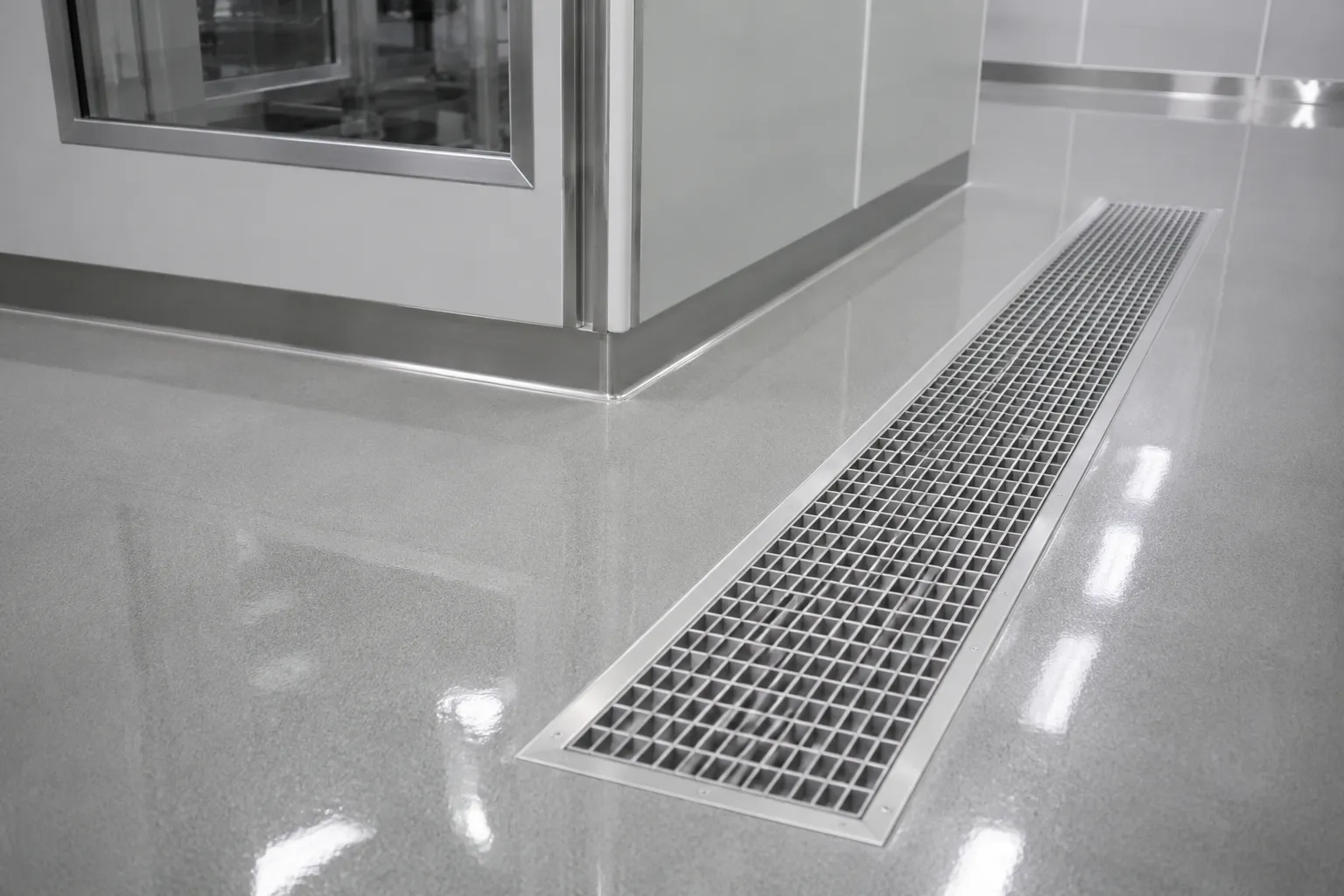 Completed Cleanroom Grates installation in Markham by The Grate Guys
