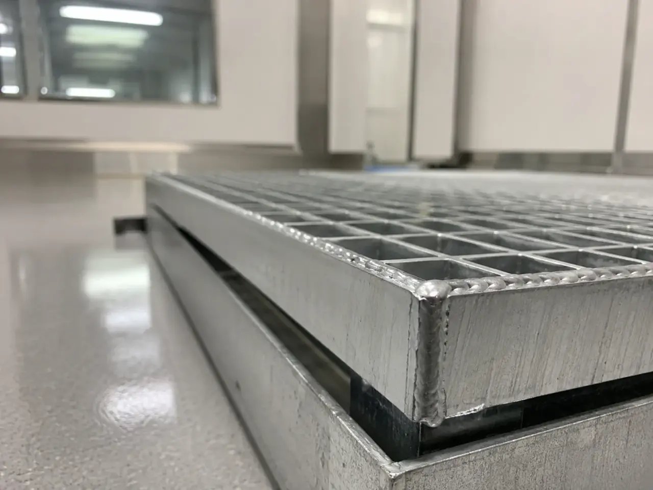 Cleanroom Grates being fabricated and installed by The Grate Guys
