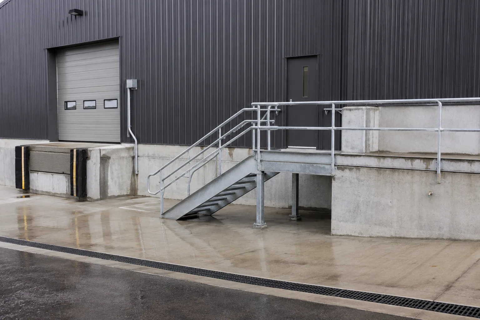 Completed Commercial Door Dock and Access Systems installation in Maple by The Grate Guys