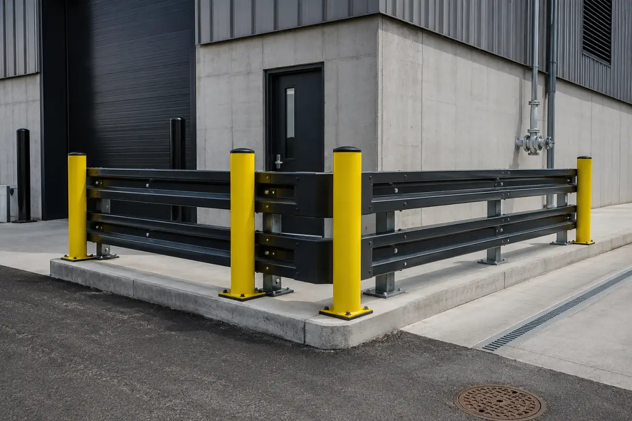 Completed Commercial Facility Protection installation by The Grate Guys