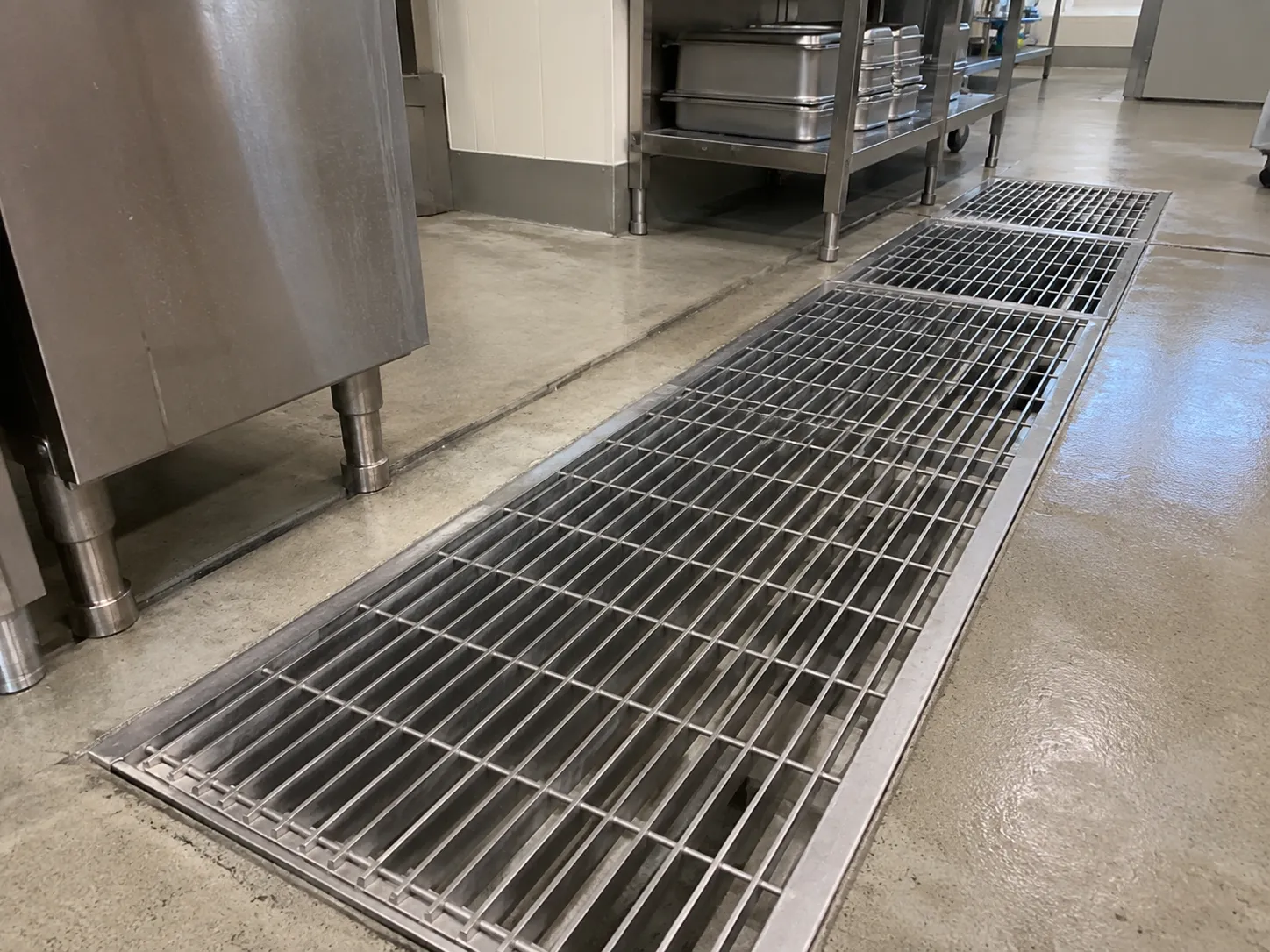 Completed Commercial Kitchen Grates installation in Maple by The Grate Guys
