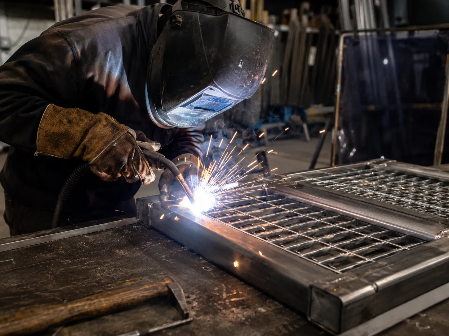 Commercial Metal Grates in Markham being fabricated and installed by The Grate Guys