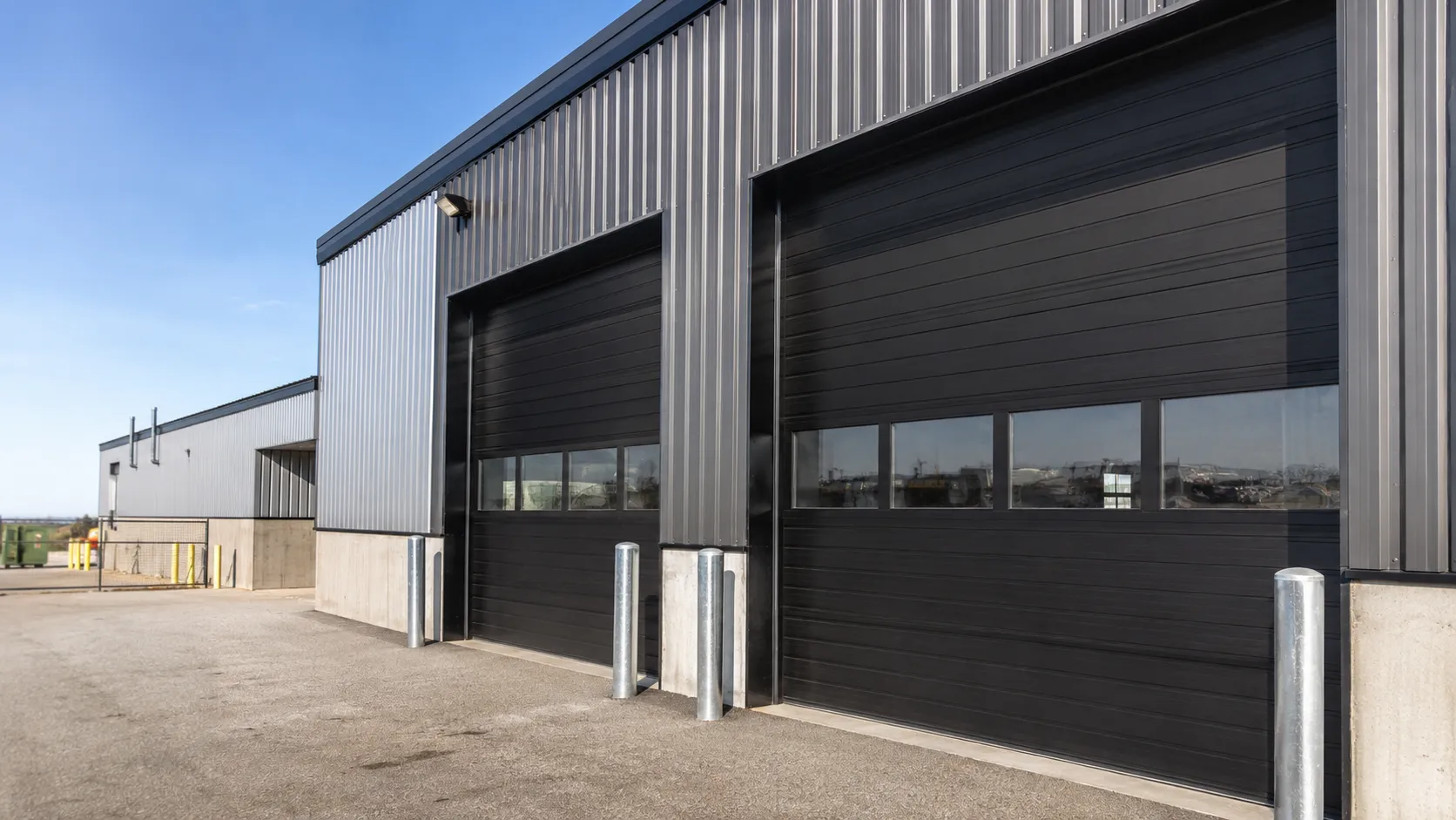 Commercial Overhead Doors in Maple, Ontario — fabricated and installed by The Grate Guys