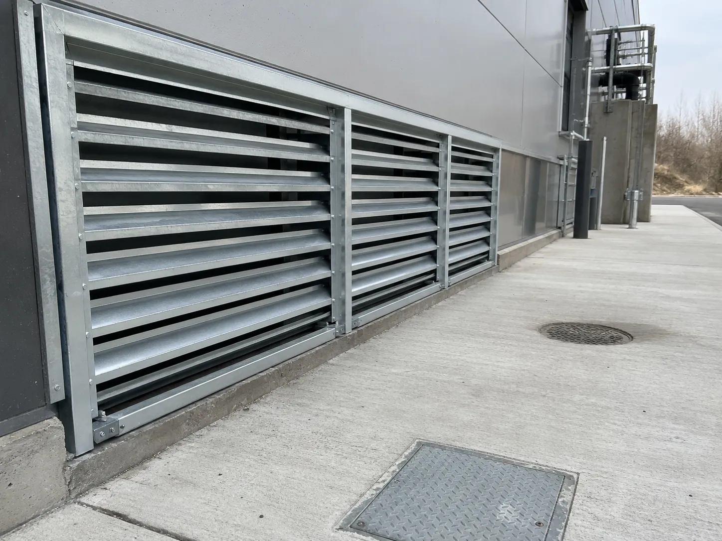 Completed Commercial Security Grilles installation in Markham by The Grate Guys