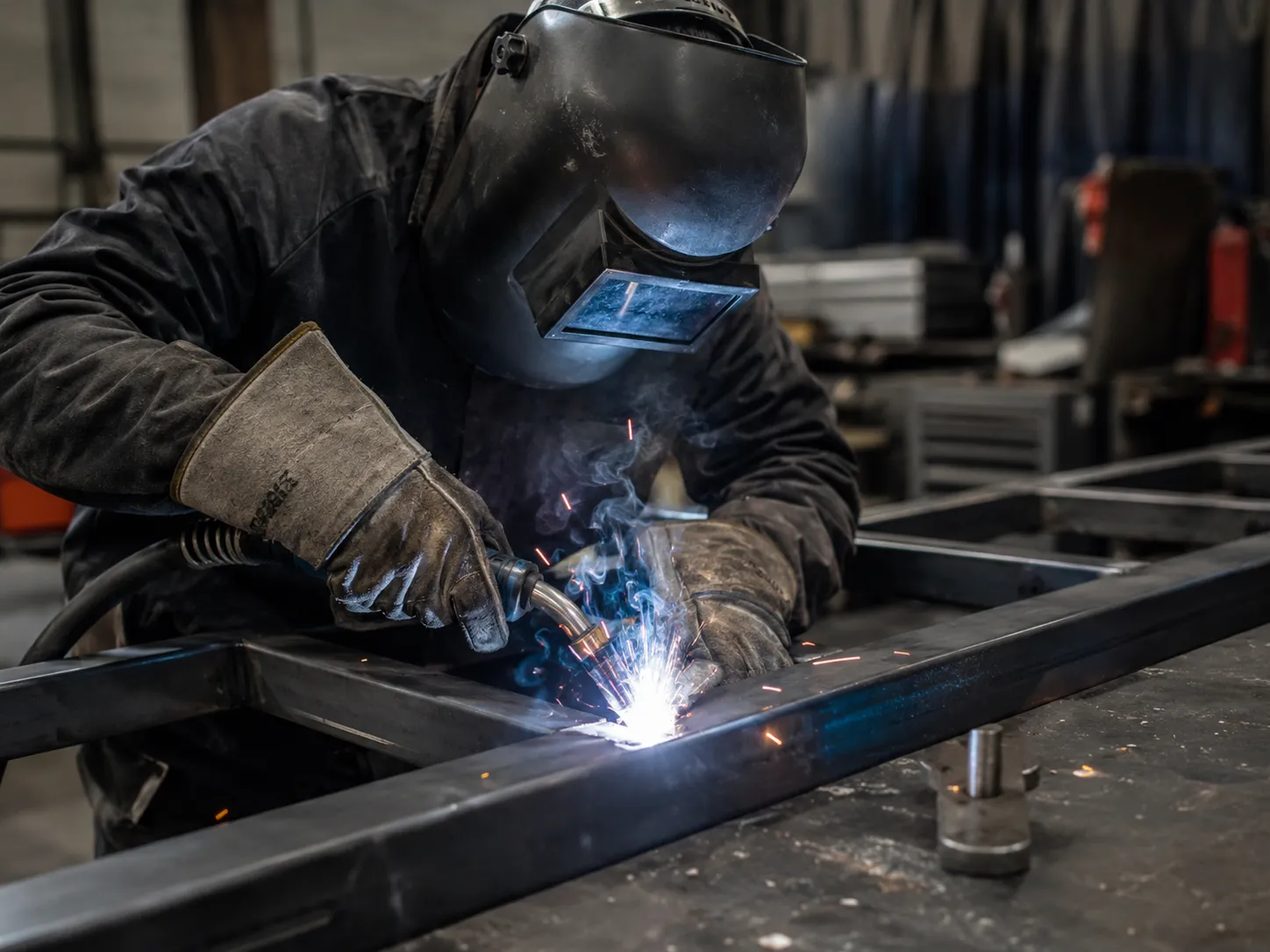 Commercial Security Grilles in Markham being fabricated and installed by The Grate Guys