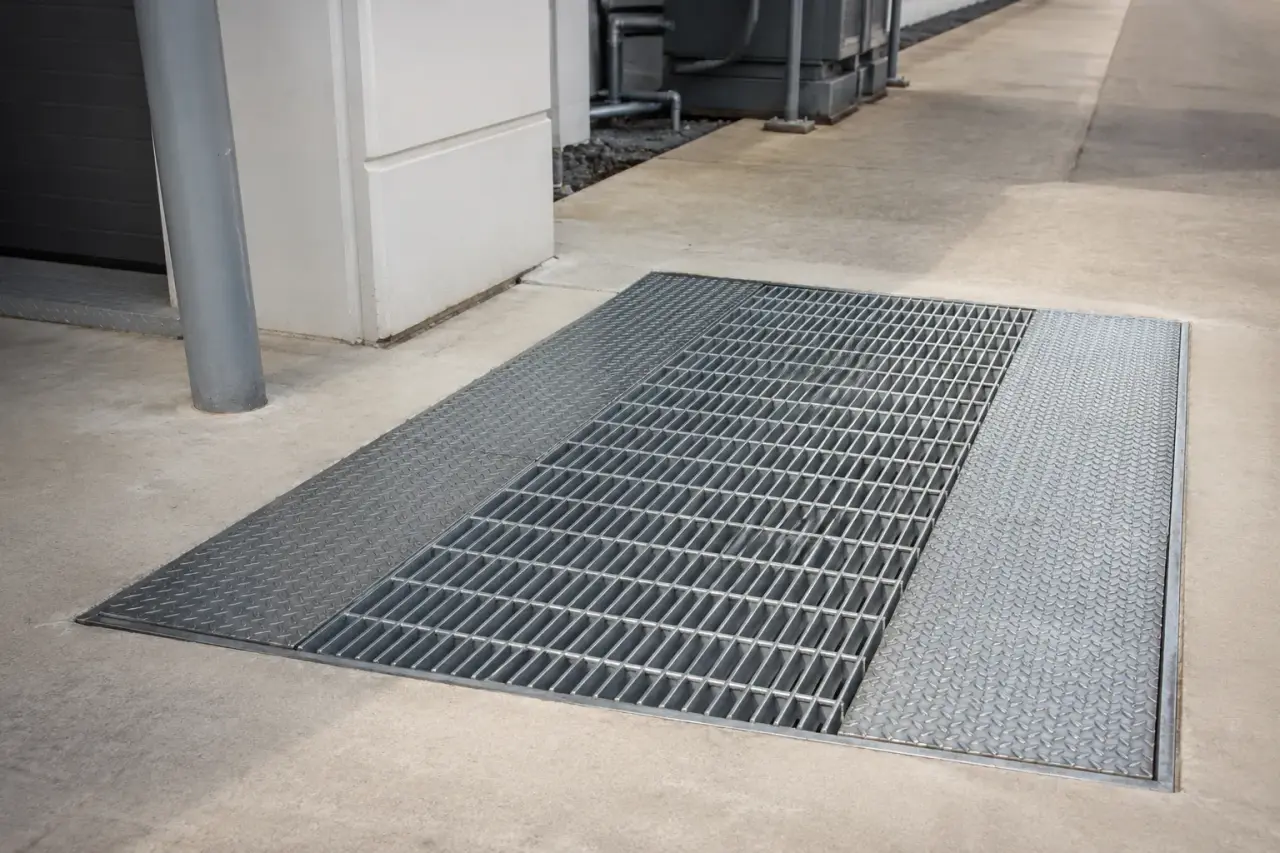 Completed Compound Grating installation by The Grate Guys