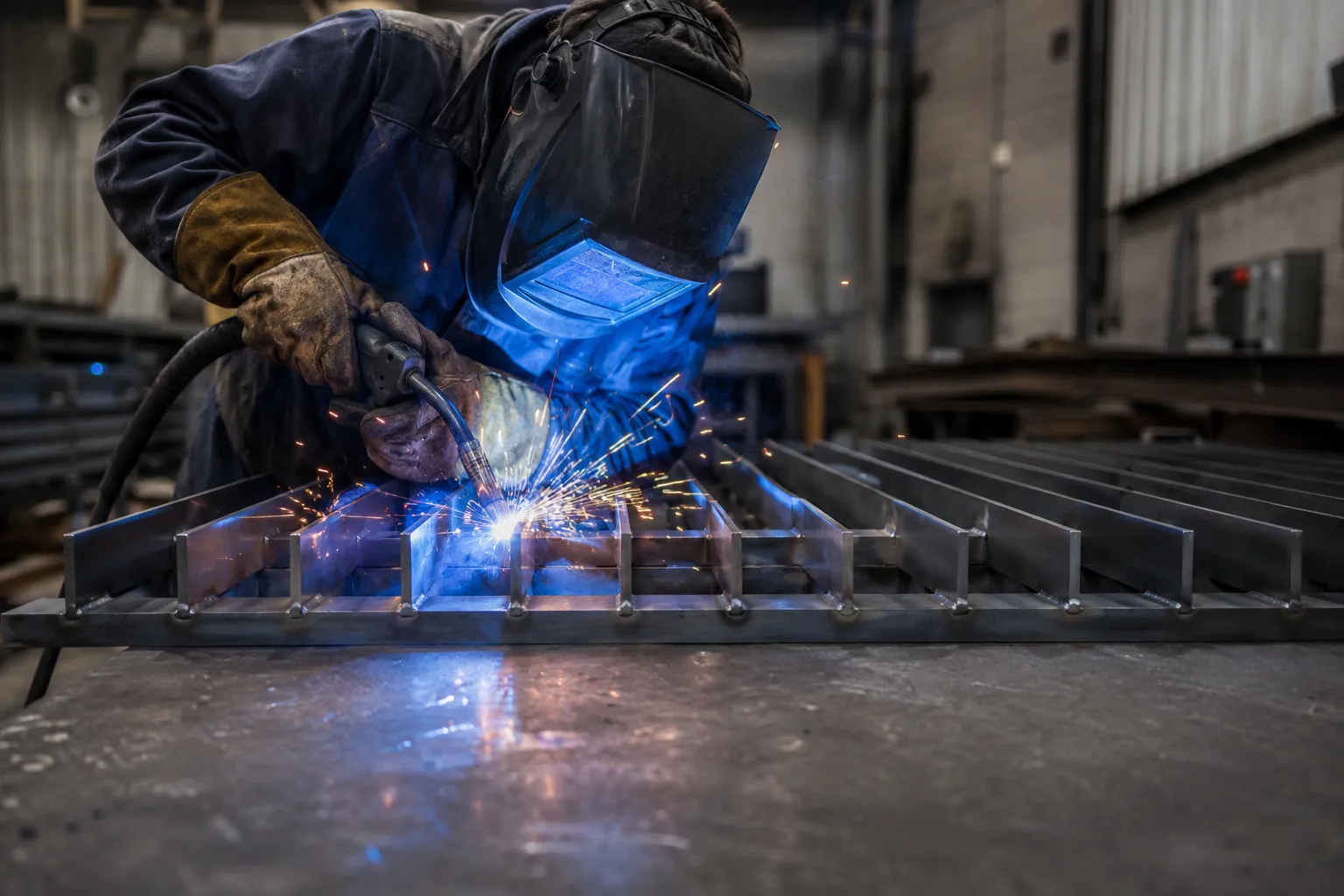 Compound Grating in Vaughan being fabricated and installed by The Grate Guys