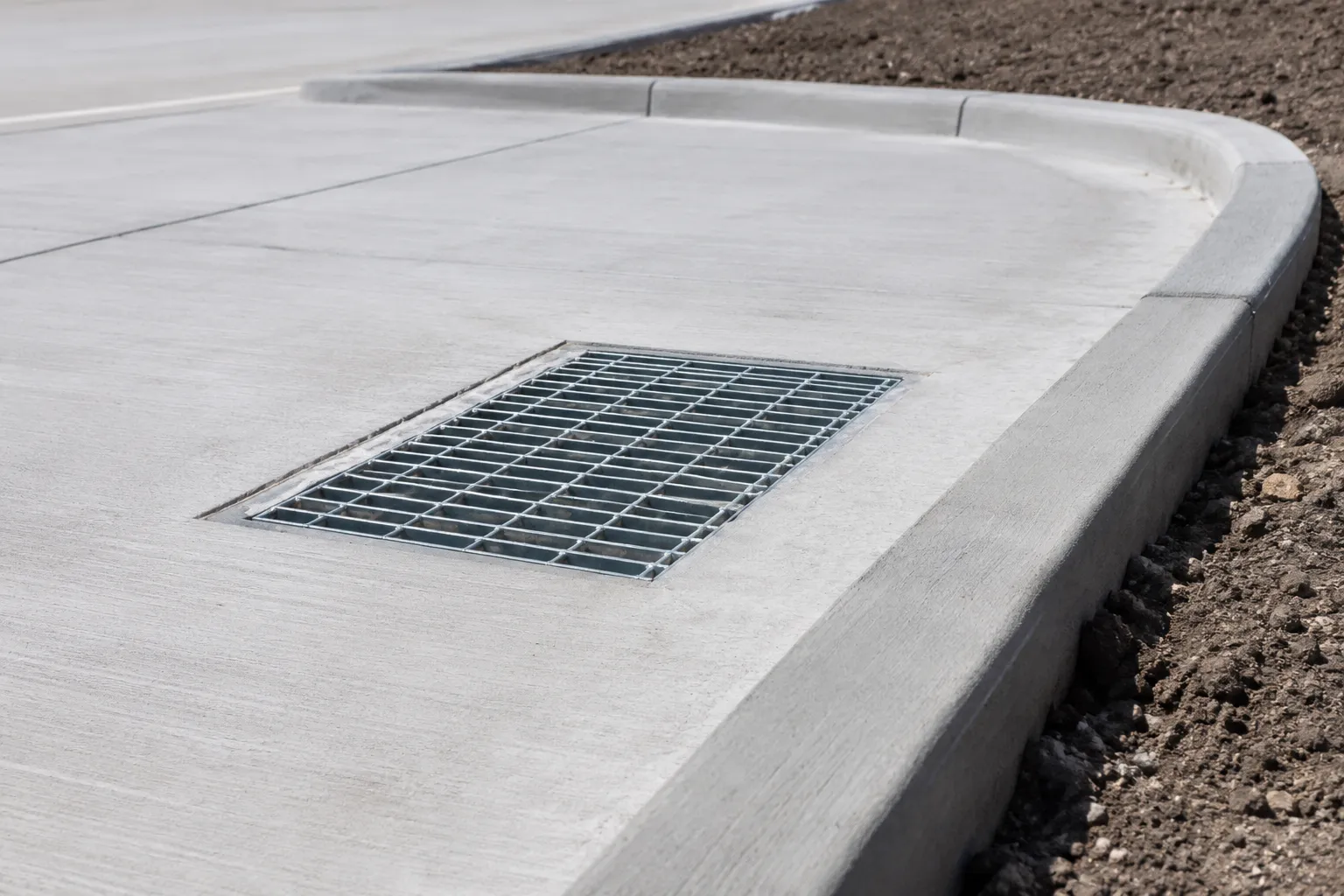 Concrete Curbs in Markham, Ontario — fabricated and installed by The Grate Guys