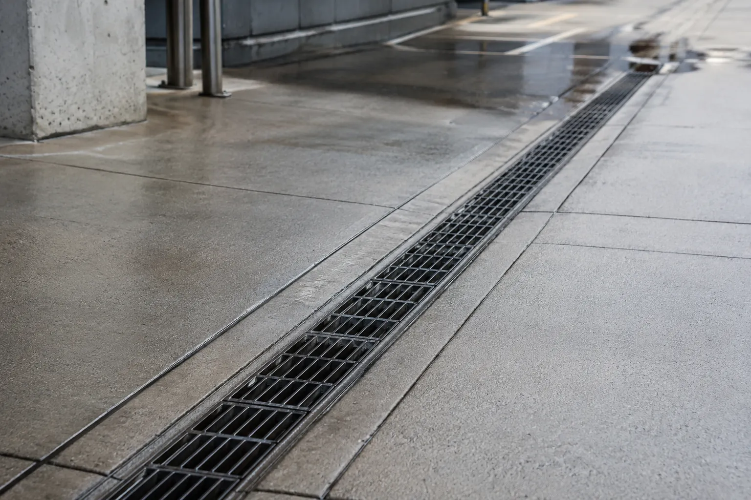 Completed Concrete Work installation in Ancaster by The Grate Guys