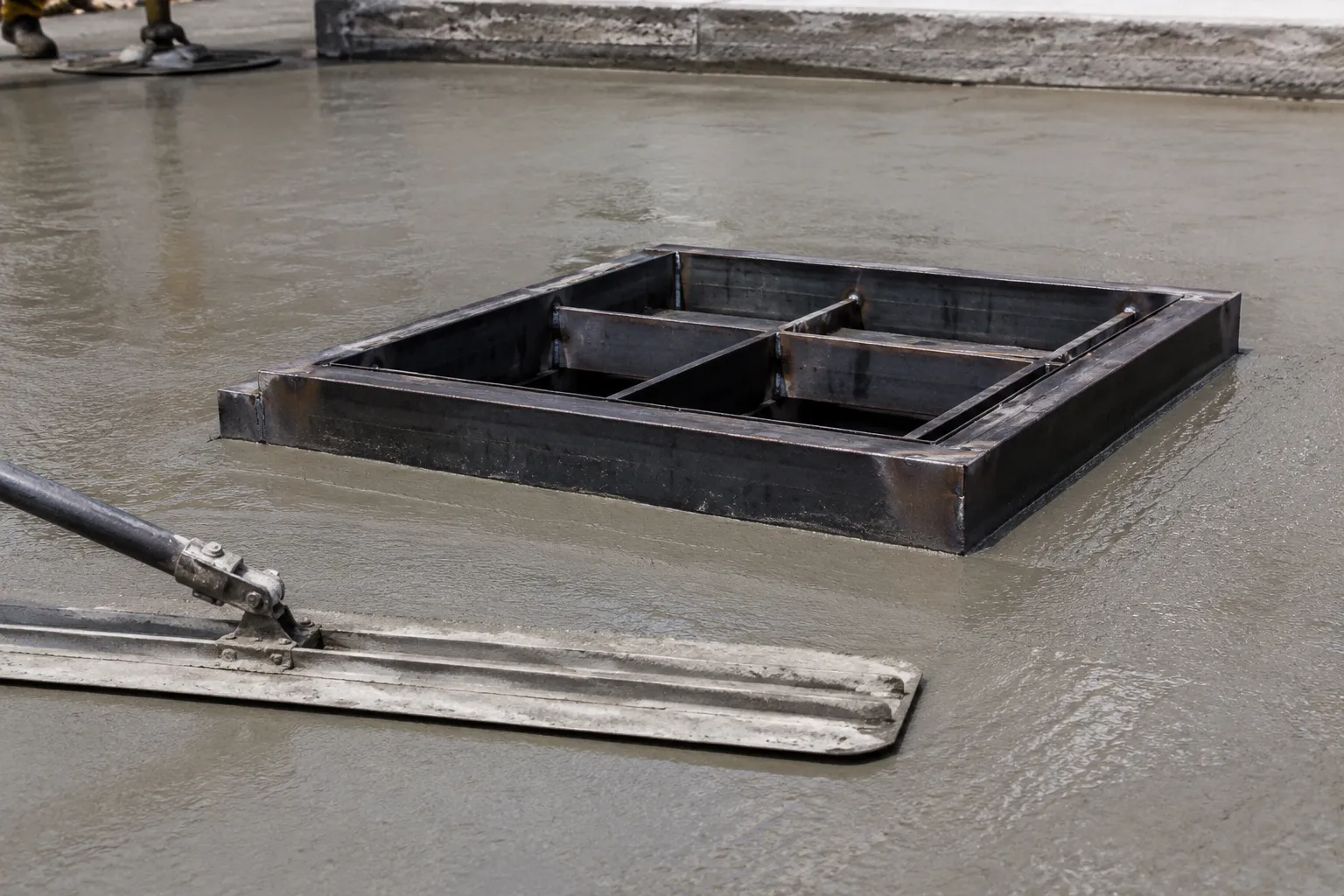 Concrete Work in Ancaster being fabricated and installed by The Grate Guys