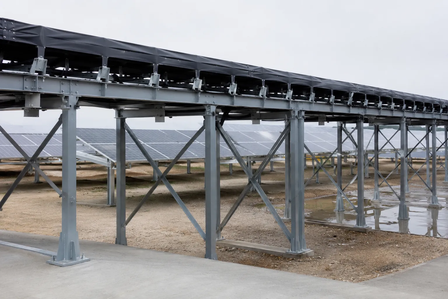 Completed Conveyor Frames installation in Bradford by The Grate Guys