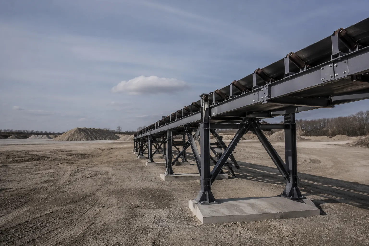 Conveyor Frames in Bradford, Ontario — fabricated and installed by The Grate Guys
