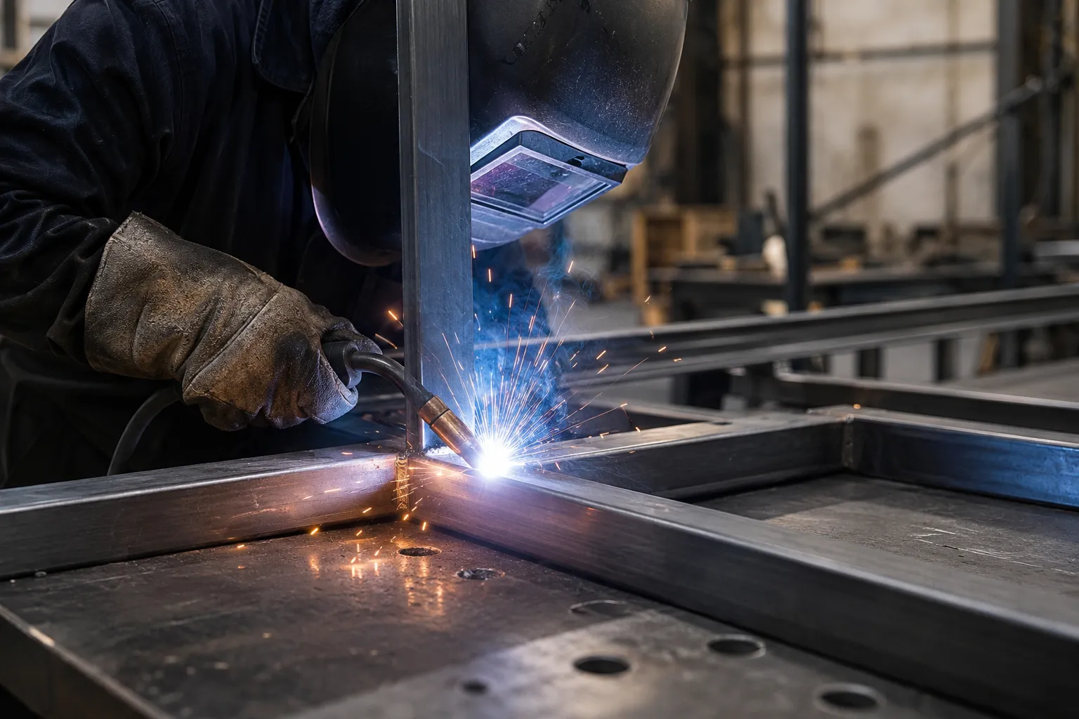 Conveyor Frames in Bradford being fabricated and installed by The Grate Guys