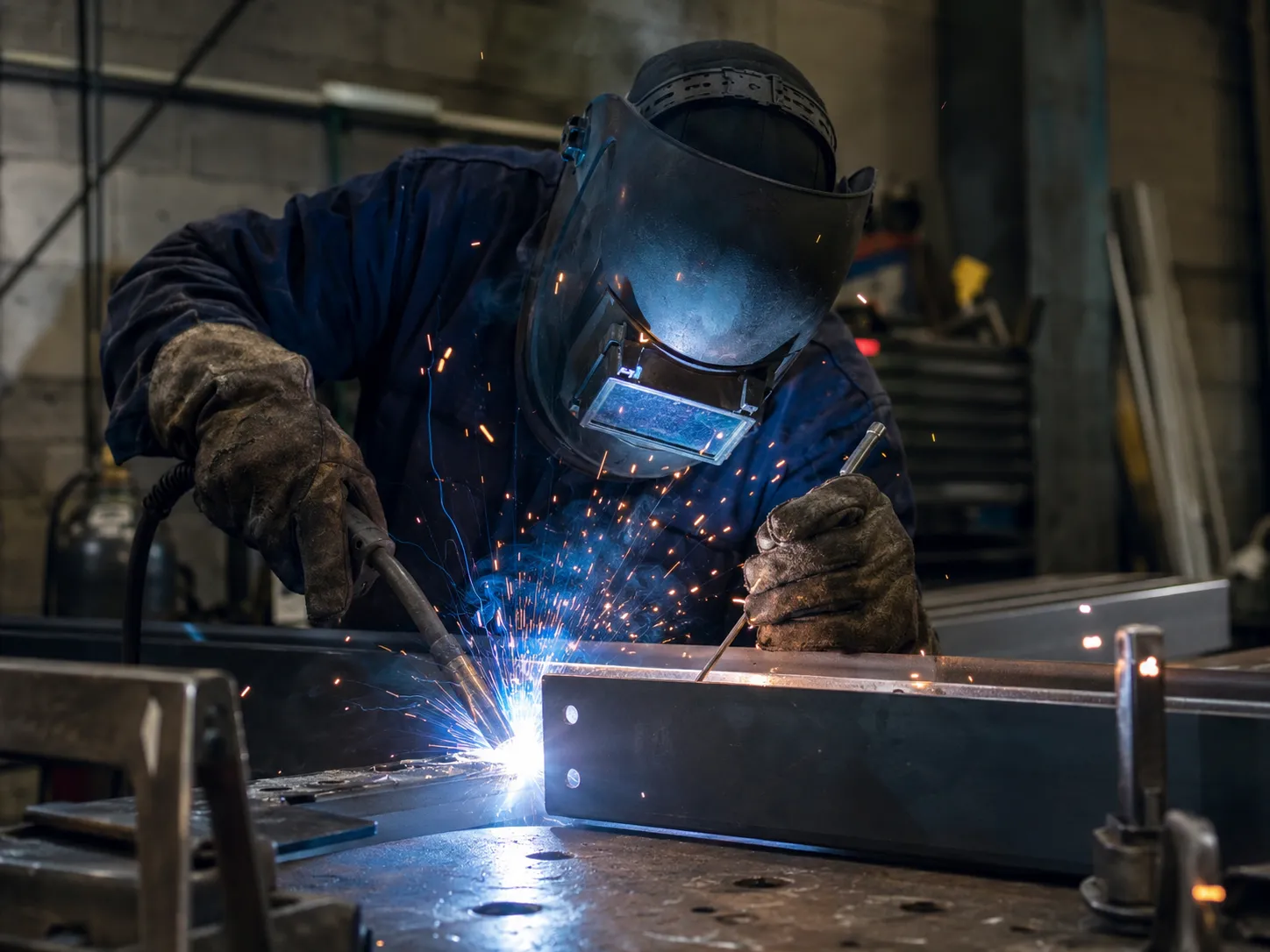 Conveyor Guards in Maple being fabricated and installed by The Grate Guys