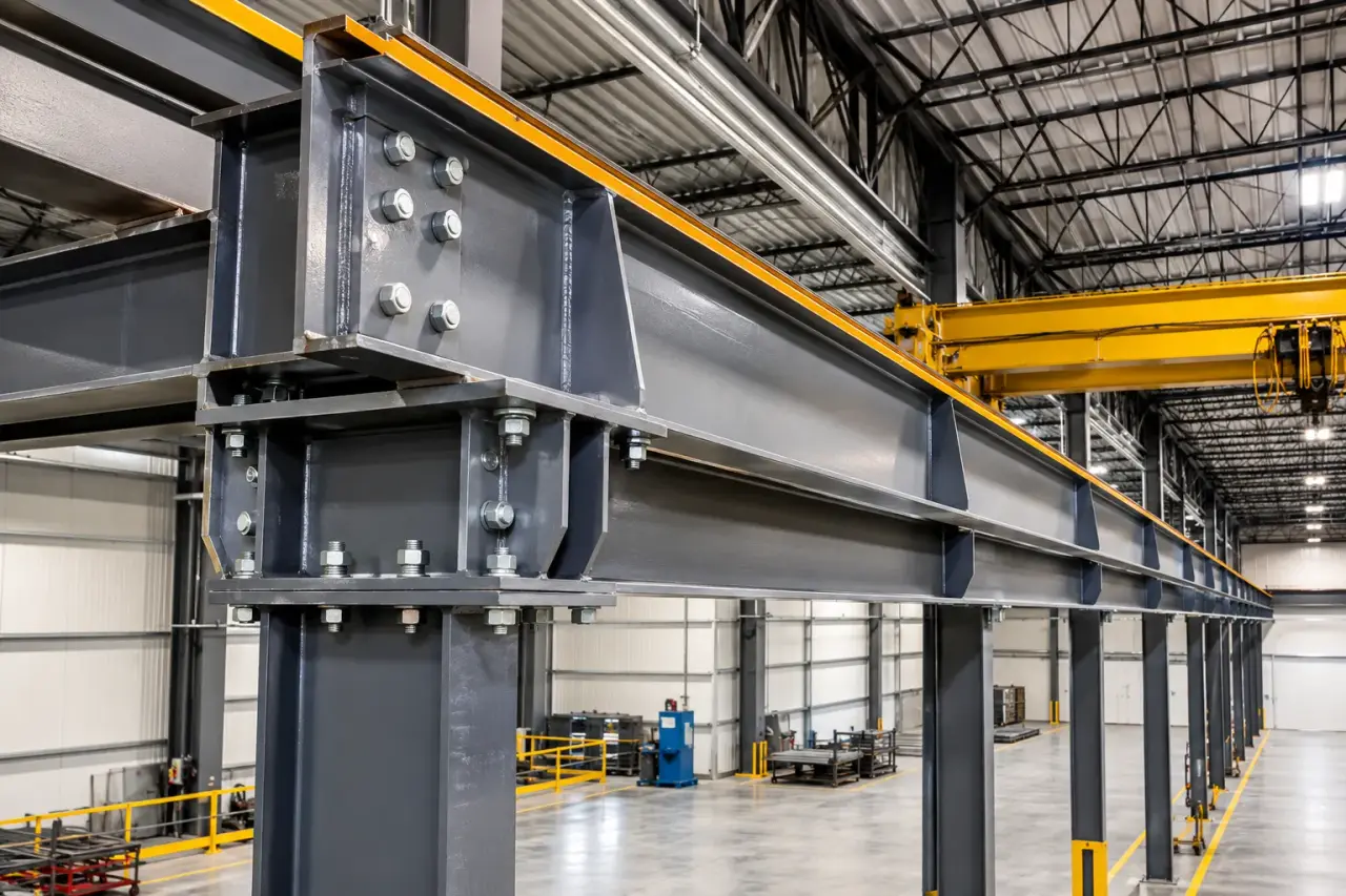 Completed Crane Runway Reinforcing installation by The Grate Guys