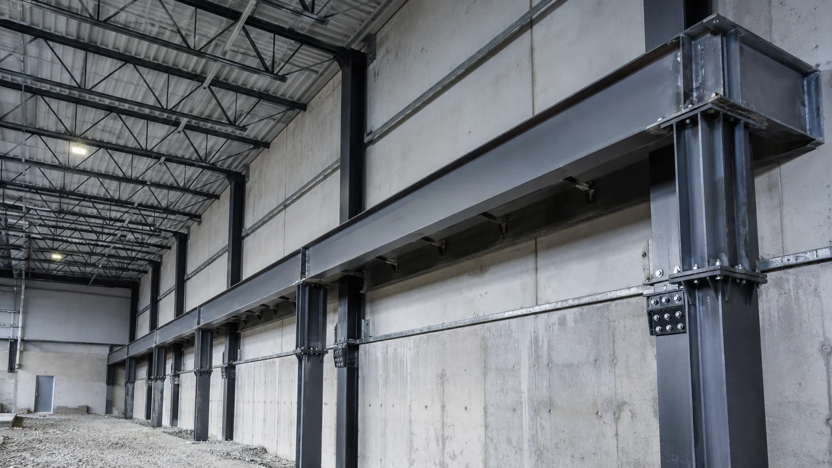 Crane Runway Reinforcing in Maple, Ontario — fabricated and installed by The Grate Guys