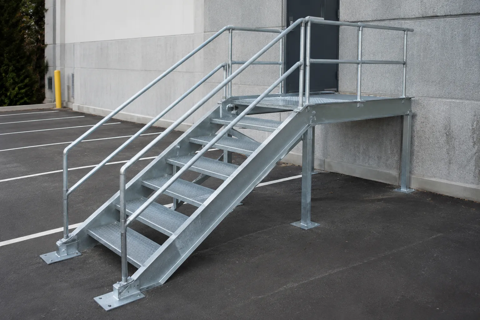 Completed Crossover Platforms installation in Barrie by The Grate Guys