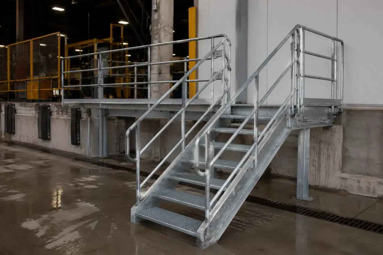 Completed Crossover Platforms installation by The Grate Guys