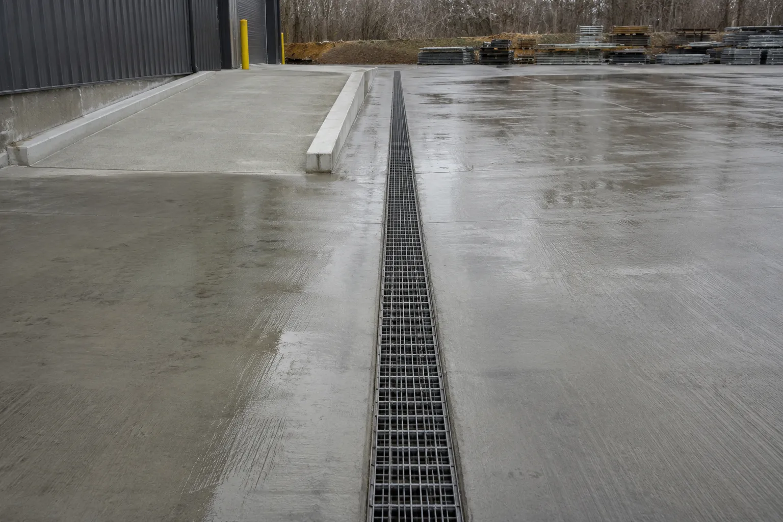 Completed Custom Drainage Solutions installation in Maple by The Grate Guys