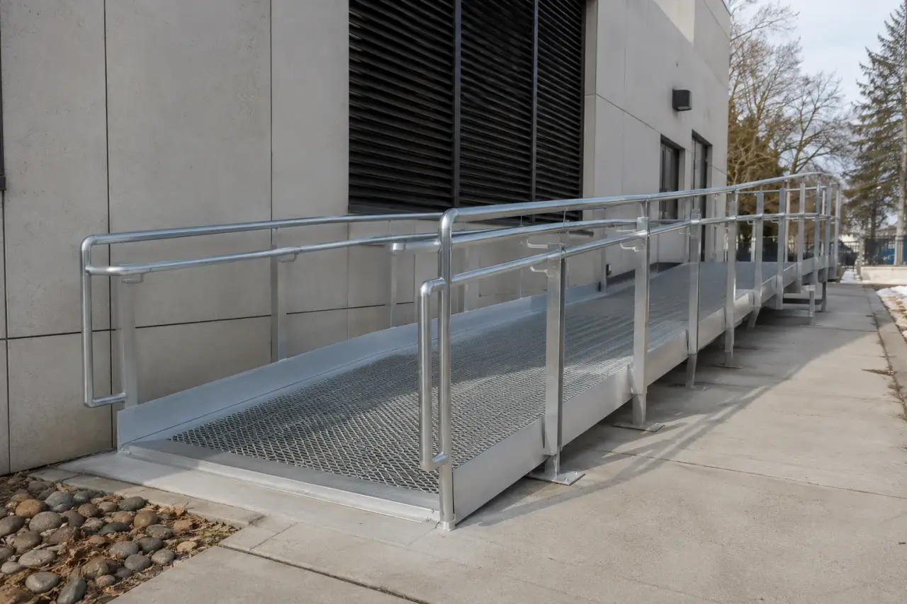 Completed Custom Metal Fabrication installation by The Grate Guys