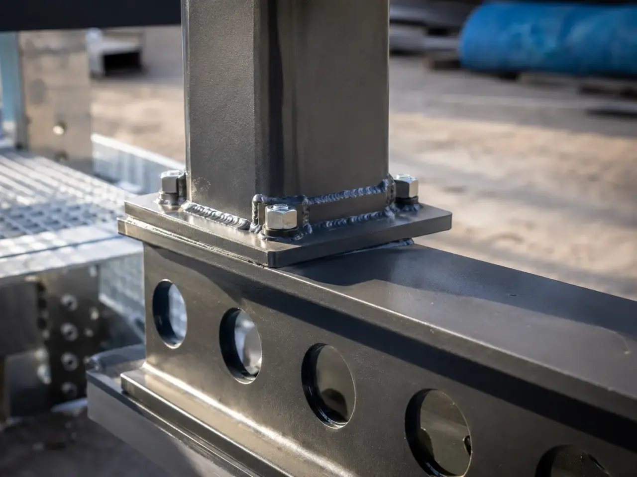 Custom Metal Fabrication being fabricated and installed by The Grate Guys
